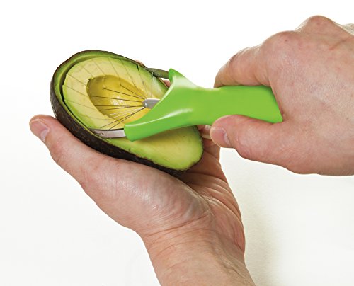 Prep works von Progressive Avocadoschneider Edelstahl, grün - 2