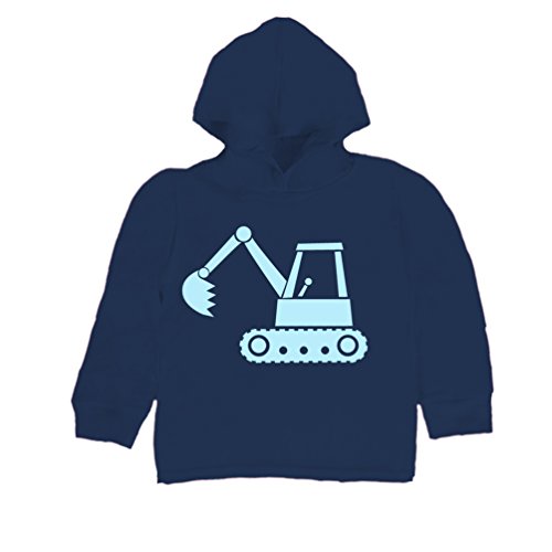 Inda-Bayi Baby-Toddler-Kids Heavy Cotton Hoodie T-shirt - digger