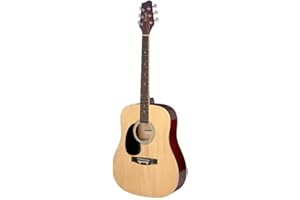 Stagg 3/4 Size Dreadnought Acoustic Guitar - Natural - Left Handed