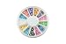 Fimo Wheel Flowers 120 pieces