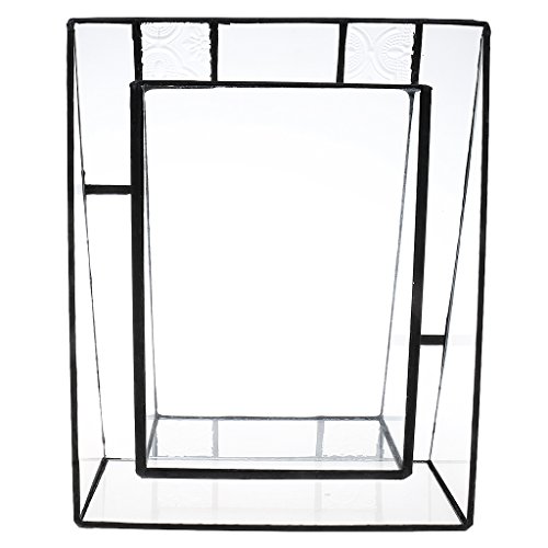 Preisvergleich Produktbild Baoblaze Mini Glas Terrarium Geometrisches Glas Pflanzkübel Pflanzgefäße Blumenkübel Sukkulente Pflanzen Pflanzgefäß Deko - durchsichtig, 190*155*78MM