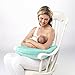 Comfort and Harmony Simply Mombo Pillow with Removable Slipcover (Turquoise)