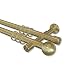 Produktbild Interdeco Messing Optik Gardinenstangen 20 mm Ø doppelläufig Prestige Luino, 440 cm