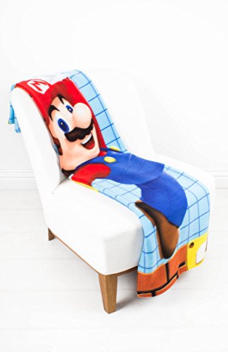Nintendo Mario „Maker“ Fleece Decke – Großer Print - 2