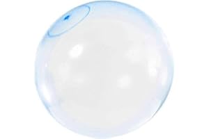 Ousyaah Bubble Ball gigante, palle d'acqua per bambini incredibili, palla da spiaggia gonfiabile in gomma, palla a bolle gonfiabile, trasparente, divertente per spiaggia, festa, giardino, adulti (70