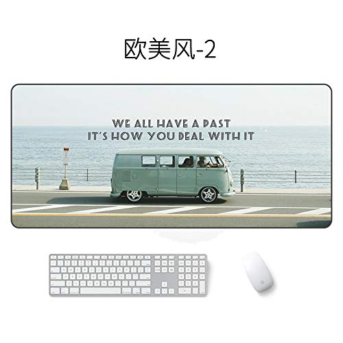 Preisvergleich Produktbild Europäische und amerikanische ästhetische Artmaus übergroße Mausunterlage Europäische und amerikanische Art 02 400 * 900 * 2mm