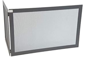 CRUCCOLINI monza-parascintille angular de hierro forjado para chimenea CM 80 X 40 X 45