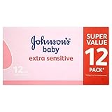 Johnson's Baby Extra Sensitive Wipes 12 x 56 per pack