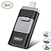 Produktbild BWHTY U Disk Memory Stick, 3-in-1-OTG-USB-3.0-Flash-Laufwerk Speicheradapter USB-Flash-Laufwerk 128G fuuml;r iPhone, Android-Handy, Laptop und Computer
