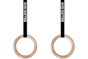 BULLDOG GEAR® Bulldog Gear - Wooden Gymnastic Rings