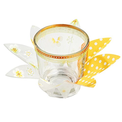 Preisvergleich Produktbild CREApop® Windlicht Blume 20 cm Btl. 1 St.