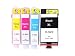 Produktbild 4 x Druckerpatronen für HP 920 XL 920XL mit Chip (1x CD 975 AE CD975AE Schwarz) (1x CD 974 AE , CD974AE Gelb) (1x CD 973 AE , CD973AE Magenta) (1x CD 972 AE CD972AE Cyan) kompatibel