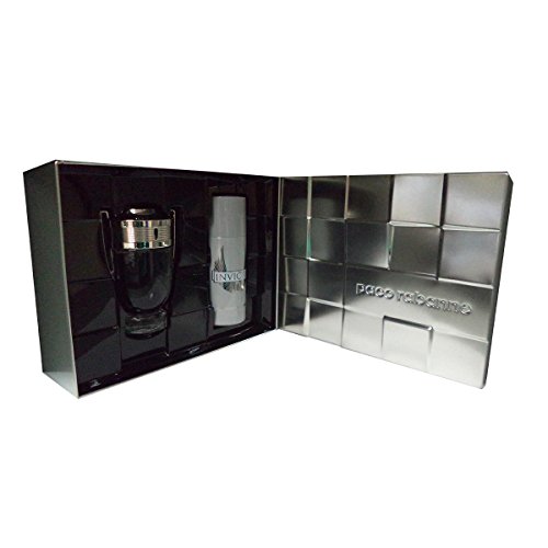 Paco Rabanne Invictus Set for Men contains Eau de Toilette Spray 100 ml and Deodorant Spray 150 ml