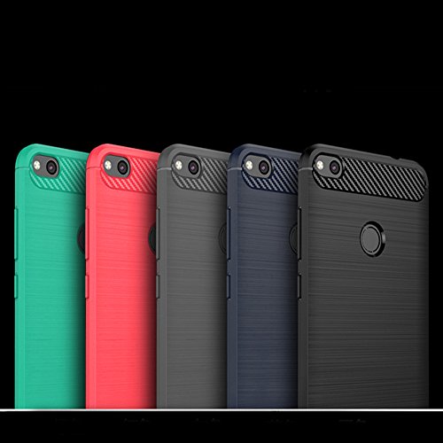 Xiaomi Redmi 4X 5 0  Funda  SMTR Calidad premium Cubierta Delgado material de silicona Funda Protective Case Cover  Dise  o durable   M  xima protecci  n contra golpes  para Xiaomi Redmi 4X 5 0  - Rojo