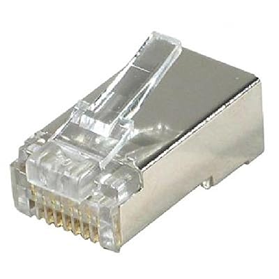 CONECTICPLUS Connecteur RJ45 CAT6 blindé avec insert (sachet de 10)