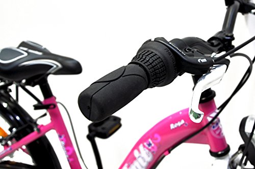 20 Zoll Kinderfahrrad 6-Gang Shimano und Alufelgen Rosa-Weiss TMU - 3