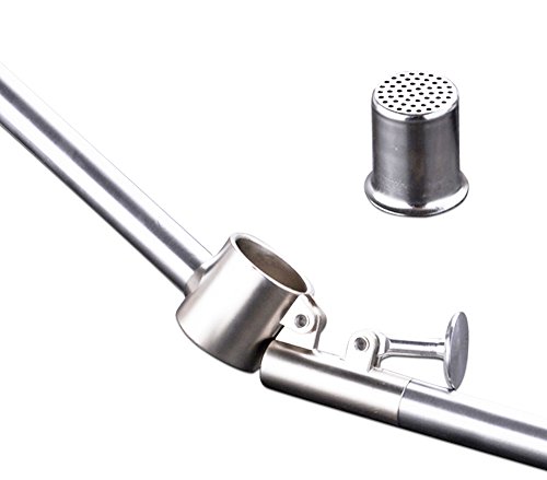 Makidar Edelstahl Knoblauchpresse Ingwerpresse Knoblauchpressen Edelstahl Presse Praktischer Küchenhelfer Mit Langer Verwendungsdauer Leicht Zu Reinigen - 3