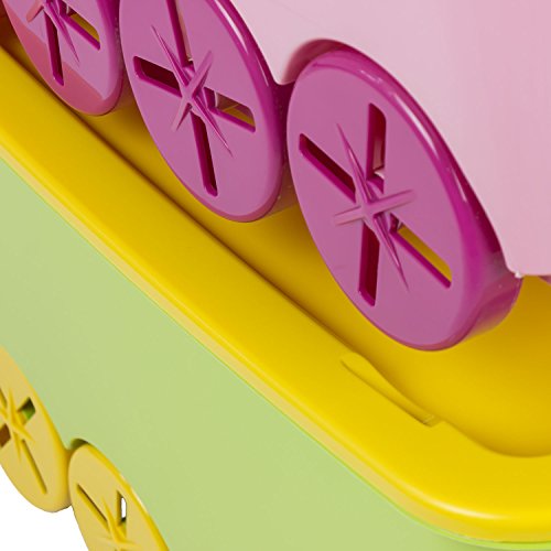 BranQ Play Box 52 L Funny Spielzeugbox Spielzeugkiste Rollbox Kiste Räder Deckel rosa - 4