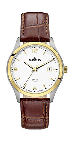 Dugena Herrenuhr Tresor mit Lederband Saphirglas 10 Bar 4460696 Dugena Herrenuhr Tresor mit Lederband Saphirglas 10 Bar 4460696