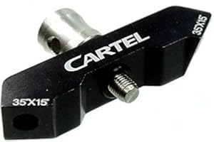 Cartel New V-Bar 35 degree Straight Black Recurve Bow Compatible to All Cartel & SF Long/Short Rods