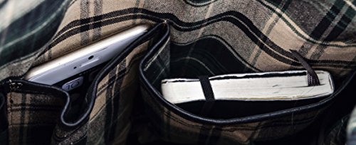 Gusti Leder studio „Neal“ Laptoprucksack Rucksack Lederrucksack Laptop-Rucksack 15″ Apple MacBook 15 Zoll Klassiker Allrounder Büffelleder Echt Leder Vintage Schwarz 2M52-20-6 - 4