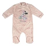 Artesania Cerda Pelele Velour Minnie Grenouillère, Rose (Rosa C07), Unique (Taille Del Fabricant : 24 Mois) Bébé Fille