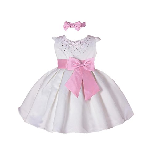 white flower girl dress 18 months
