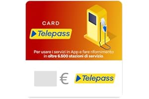 Telepass Carburante Card - for Italy - Gift Voucher by e-mail
