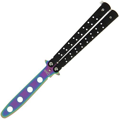 Promithi Unisex's Shaped Pocket Fire Staterwith Compass, Whistle and 2in Serrated Blade Outdoor Tactical Pen, Black, one size