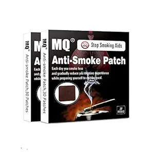 MQ Anti-Smoke Patches, Helps to Quit Smoking, 100% Natural & Herbal, No Side Effect - Pack of 30 Patches