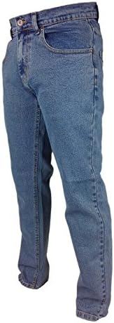 Mens New Extra STRETCH JEANS RV Soft Feel W 32- 56 Leg 27 29 31 Basic Regular Fit Pants Straight Bottoms Plain Casual Jeans Smart Every day wear Large Size Big Small Short Regular Long