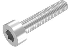 SECCARO - Tornillos cilíndricos M8 x 40 mm, acero inoxidable V2A VA A2, DIN 912 / ISO 4762, rosca completa (20 unidades)