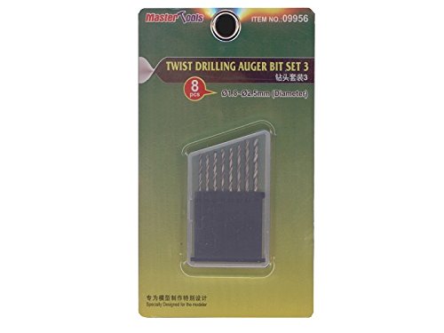 Preisvergleich Produktbild Trumpeter 09956 Modellbau Werkzeug Twist Drilling Auger Bit set 3