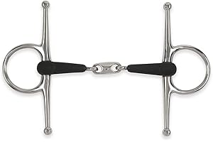 SHIRES Equirubber - Mors à Aiguilles EQUIKIND+ (12,7 cm) (Argent/Noir)