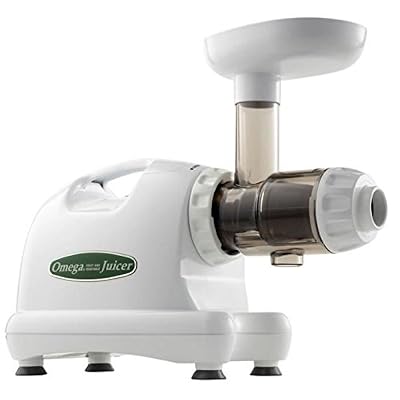 Omega 8224 Extracteur de Jus Blanc 36,8 x 16,5 x 39,4 cm