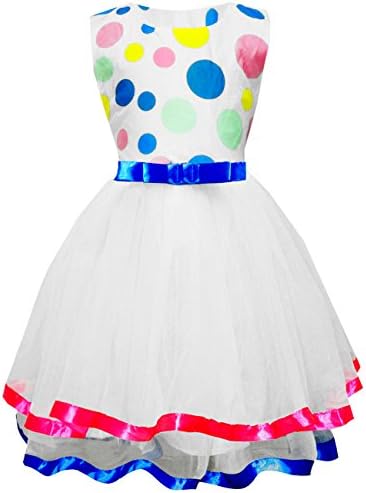 Little Sorrel Little Girls Dresses Sleeveless Stripes Tulle Tutu Party Dress Size 2-3 Y