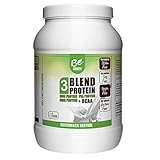 3-KOMPONENTEN PROTEIN - Das Proteinpulver besteht aus 3 hochwertigen, rein pflanzlichen Proteinquellen. Erbsen-, Reis-, und Chia-Eiweiß liefern die perfekte Unterstützung für einen Muskelaufbau.