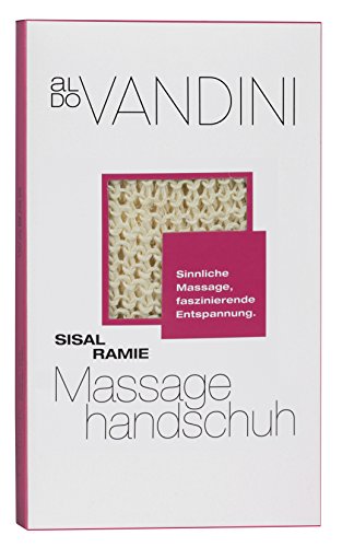 aldoVANDINI SENSUAL MOMENTS Sisal Ramie Massagehandschuh, Peelinghandschuh