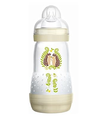 Mam Biberon Anti Colique 260 ml 0 à 6 Mois Tétine Débit 2 Blanc