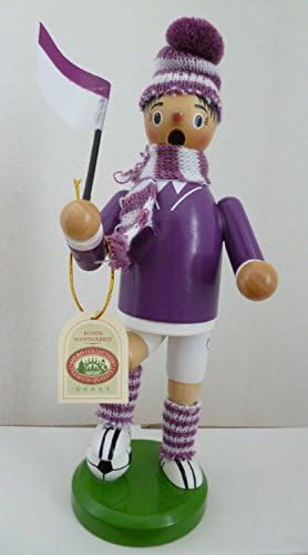 Incense Figure of a Footballer with Outfit, Approx. 20 cm Purple/White