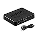 Produktbild 4K HDMI Splitter 1 in 2 Out 1080p Bi-direktionaler 2-Port HDMI-Umschalter, 3D Splitter Leistungsverstärker HDMI Selector (Schwarz -)