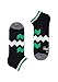Produktbild HAPPY SOCKS Athletic Zick Streifen niedrig Socke - Schwarz, 36-40