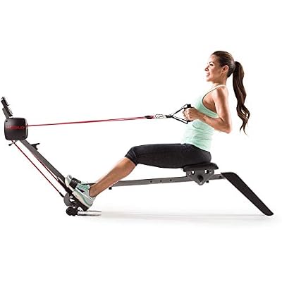 Weslo Flex Rower 3.0 Rameur à tirage Central/Résistance Ajustable/2 exercices en 1 : Musculation des Bras et Cardio-Training