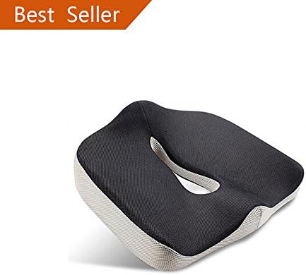 Ykmaggie Cushion Memory Foam Soft And Comfortable U Type Beautiful Buttocks Relieve Acne Office Car Study Black.