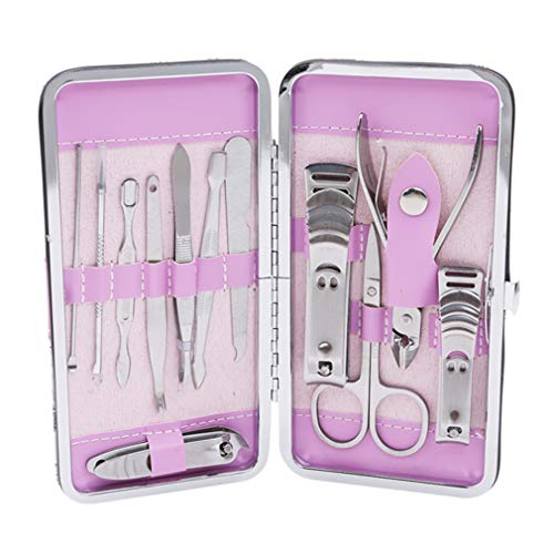 Preisvergleich Produktbild kemai 12-teiliges Nagelpflege-Set für Maniküre Pediküre Nagelpflege