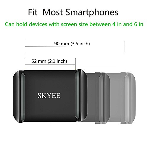 KFZ Halterung 360Â°drehbar, SKYEE 2-in-1 Handyhalterung Auto mit Starker Saugnapf fÃ¼r Windschutzscheibe / Armaturenbrett und LÃ¼ftung Universal Handy Autohalterung fÃ¼r iPhone X/8/8 Plus GPS andere Smartphone