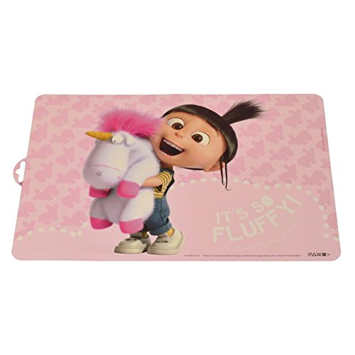 Minions Einhorn Tischset – Tischset Platzdeckchen rosa Tischmatte - 2