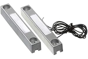 ALARMASZOOM Sensor apertura puertas magnetico con cable WD101 cableado contacto para centrales de alarma conexion detectores cable