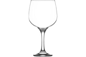ACAN Tradineur - Set de 6 copas de cristal para combinados, cócteles, vino, aptas para lavavajillas, elegantes, fiestas, celebraciones (730 ml - 21,3 x 11 cm)