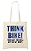 Produktbild Think Bike Then Get Hell Out My Way Tragetasche Einkaufstasche